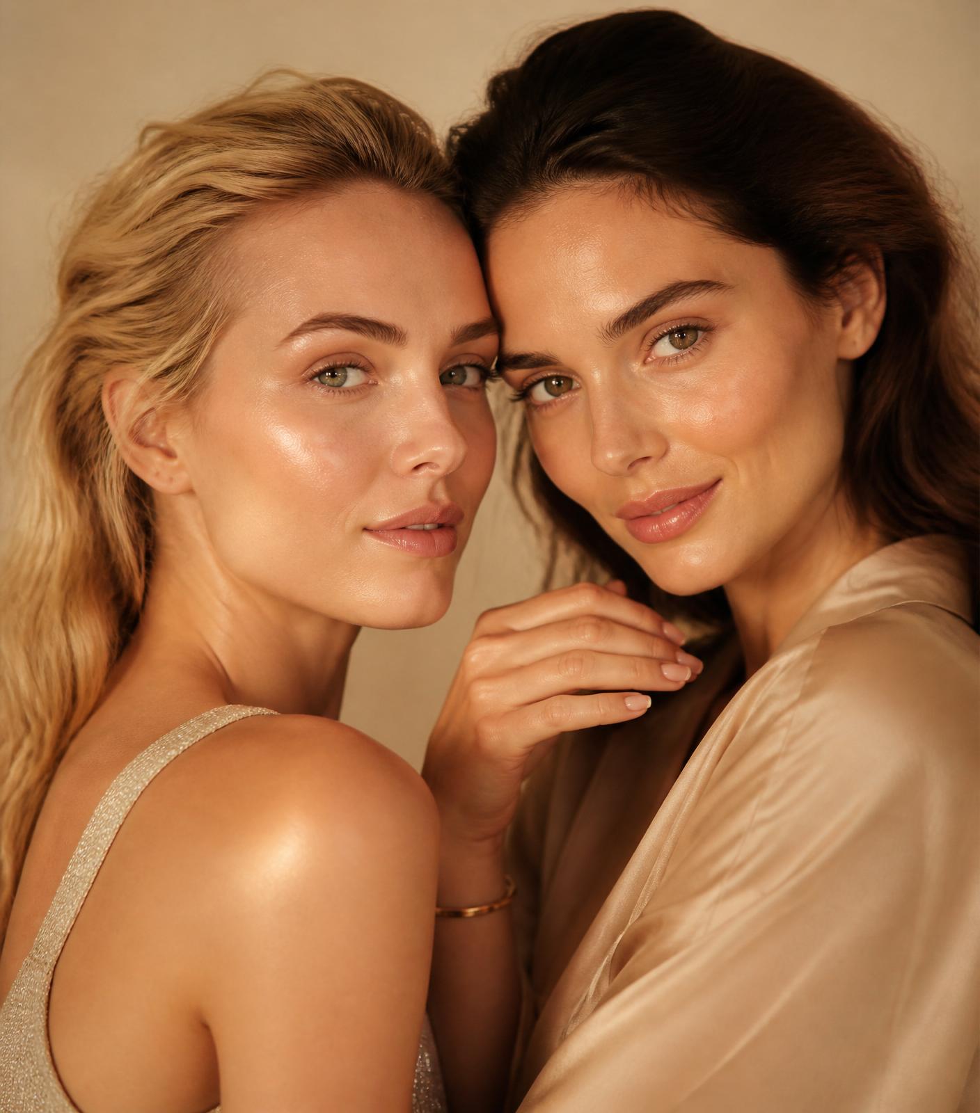 Two women with radiant skin at Vilex Aesthetic Clinic